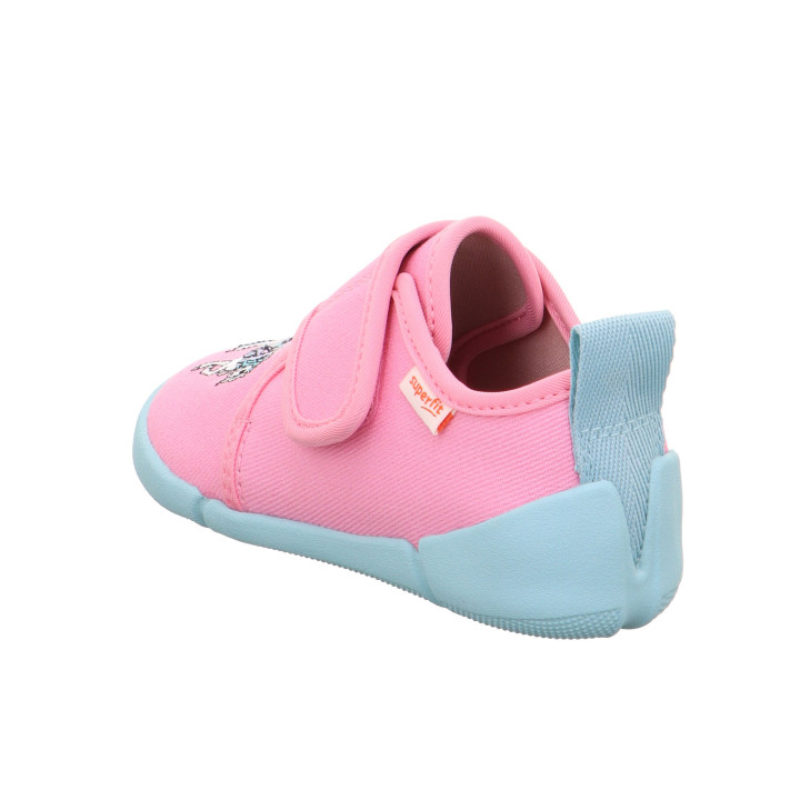 PANTOFLE TEKSTYLNE KAPCIE BAREFOOT SUPERFIT VENTI ROSA 1-006706-5510