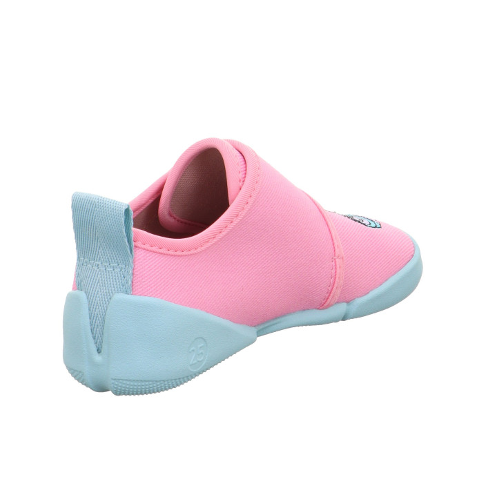 TEXTILE SLIPPERS BAREFOOT SUPERFIT VENTI ROSA 1-006706-5510