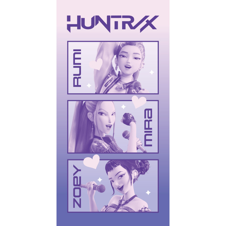 RĘCZNIK KĄPIELOWY PLAŻOWY 70 X 140 CM K-POP DEMON HUNTERS TOYAT7WKPO-T