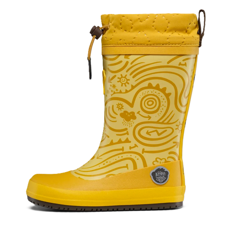 WINTER RAINBOOT BAREFOOT AFFENZAHN VEGAN PUDDLY TIGER