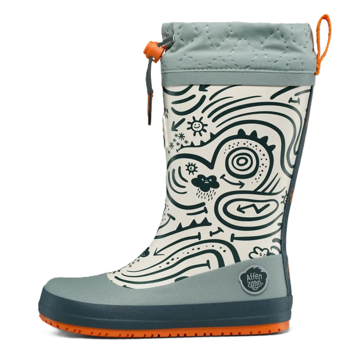 KALOSZE OCIEPLANE BAREFOOT AFFENZAHN VEGAN PUDDLY RABBIT