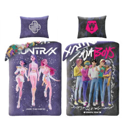 SINGLE DUVET SET POLYESTER 140 X 200 CM DEMON HUNTERS DSYAT7KKPO-BL