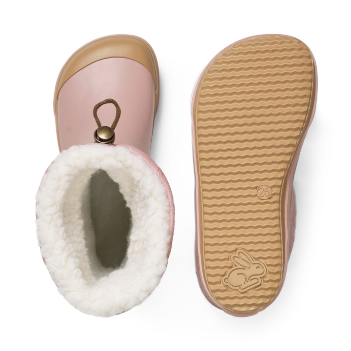 WINTER RUBBER BOOTS BAREFOOT BUNDGAARD HAZY VINTAGE ROSE