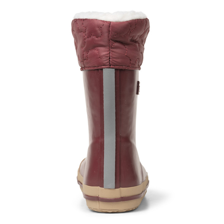 WINTER RUBBER BOOTS BAREFOOT BUNDGAARD HAZY BERRY