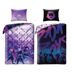 POŚCIEL DZIECIĘCA 140 X 200 CM K-POP DEMON HUNTERS DSYATDCKPO-BL