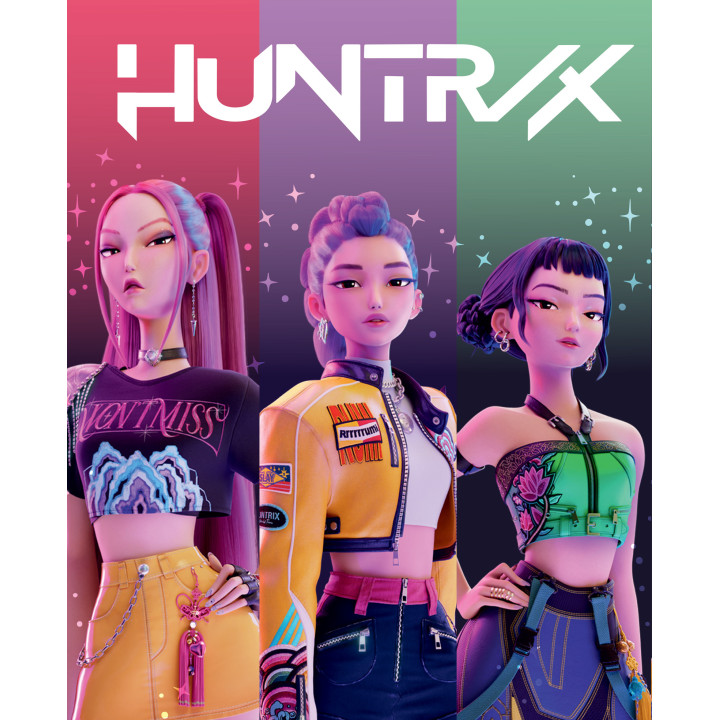 FLEECE BLANKET CORAL 130 X 160 CM K-POP DEMON HUNTERS BZYAT98KPO-FB