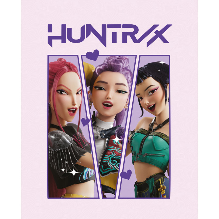 FLEECE BLANKET CORAL 130 X 160 CM K-POP DEMON HUNTERS BZYB7RFKPO-FB