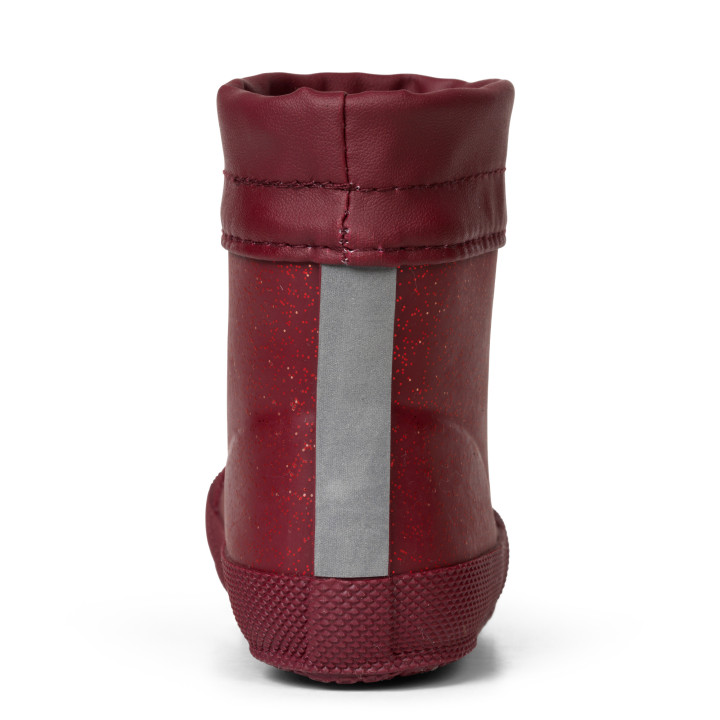 WINTER RUBBER BOOTS BAREFOOT BUNDGAARD MALIK BERRY SPARKLE