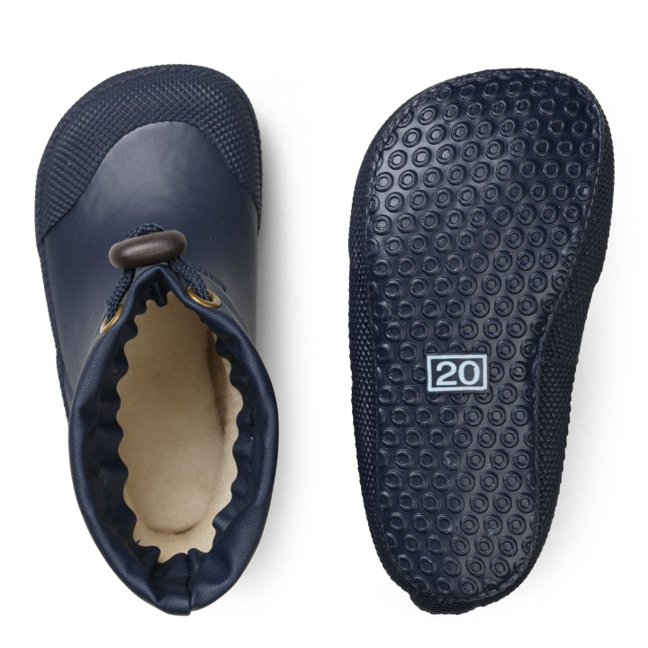 Bundgaard - Super miękkie kalosze ocieplane barefoot Malik Midnight