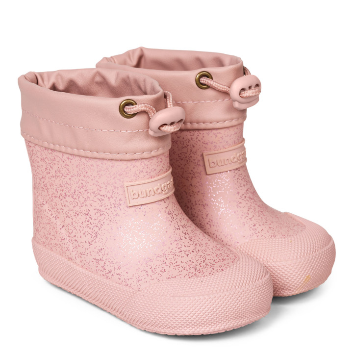 WINTER RUBBER BOOTS BAREFOOT BUNDGAARD MALIK VINTAGE ROSE SPARKLE