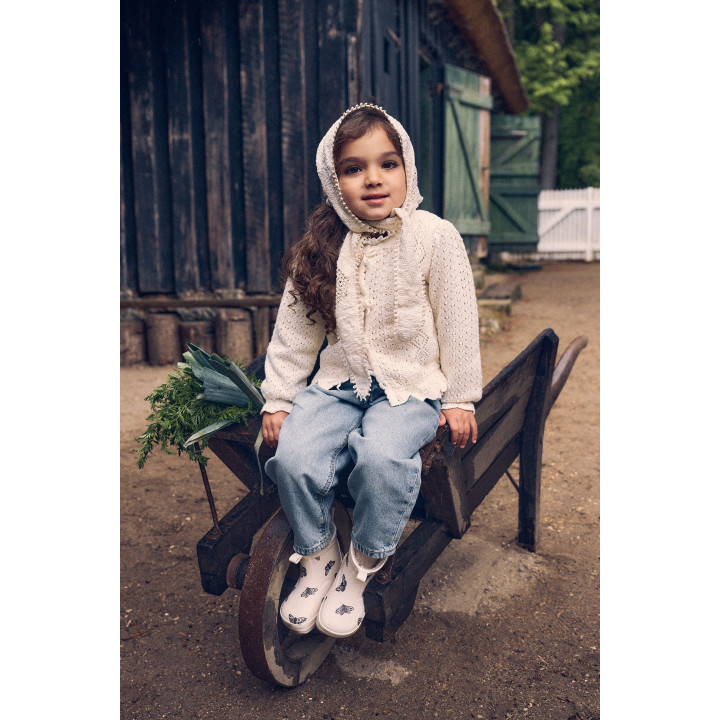 WINTER RUBBER BOOTS BAREFOOT BUNDGAARD RAIN IVORY MOTH
