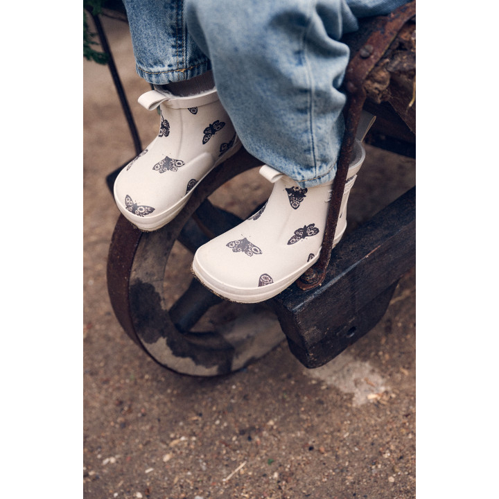 WINTER RUBBER BOOTS BAREFOOT BUNDGAARD RAIN IVORY MOTH