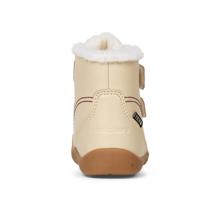 WINTER SHOES BAREFOOT BUNDGAARD PIXI IVORY MEMBRANE TEX