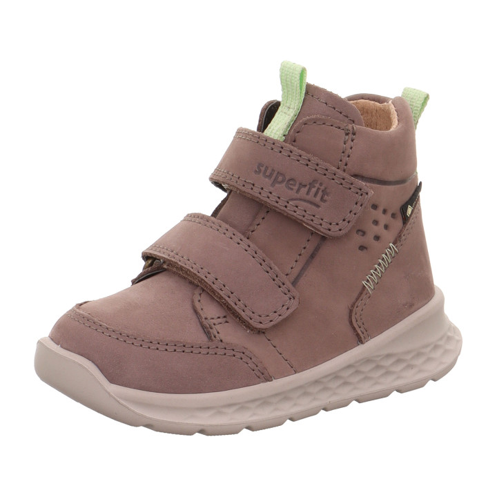 SHOES SUPERFIT BREEZE BROWN/GREEN 1-000367-8500 GORE-TEX