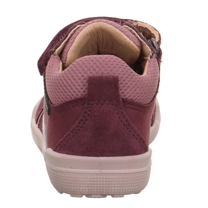 Superfit - Trzewiki dziecięce barefoot Superfree Barefit Red/Purple Gore-Tex