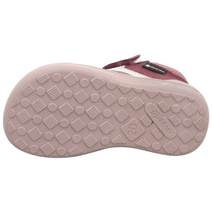 Superfit - Trzewiki dziecięce barefoot Superfree Barefit Red/Purple Gore-Tex