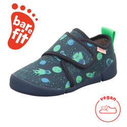PANTOFLE TEKSTYLNE KAPCIE BAREFOOT SUPERFIT VENTI BLUE/MULTICOLOR 1-006700-8030