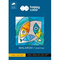 PAINT BLOCK A4 HAPPY COLOR YOUNG ARTIST 200G