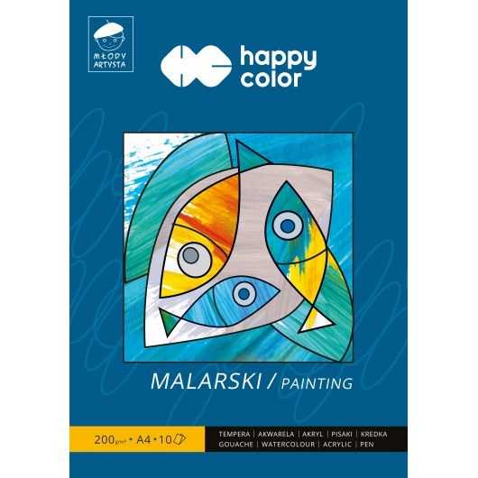 PAINT BLOCK A4 HAPPY COLOR YOUNG ARTIST 200G