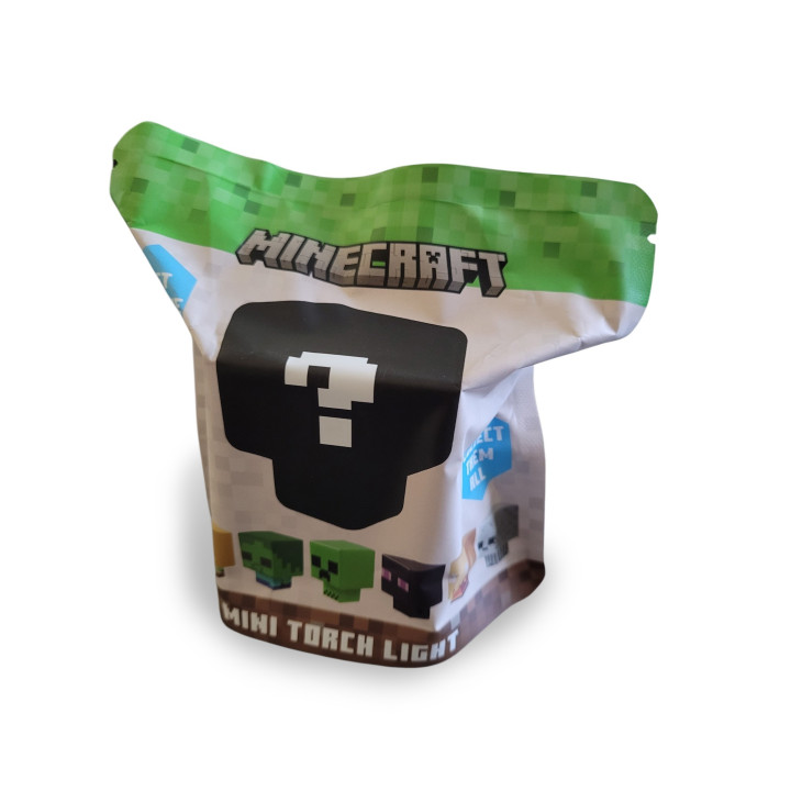 Minecraft Mini Torch Light – Figurka LED Niespodzianka