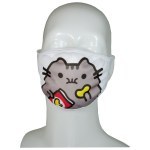 FACE MASK 4PLY EAR LOOP ACTIVE SILVER IONS PUSHEEN WITH CHIPS