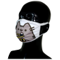 FACE MASK 4PLY EAR LOOP ACTIVE SILVER IONS CAT WITH SUSHI