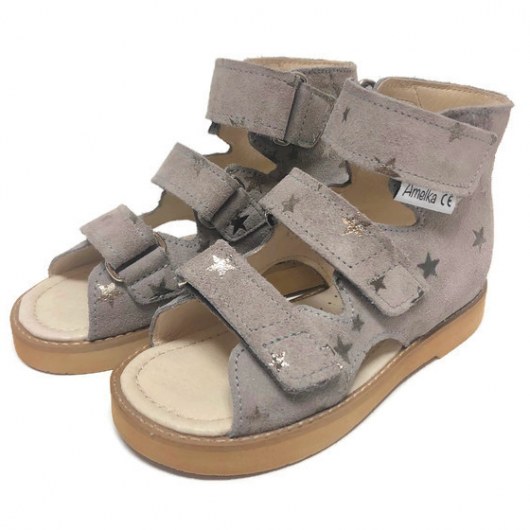 PREVENTIVE AND CORRECTIVE FOOTWEAR AMELKA 1010 GRAY STARS