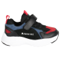 SHOES ABCKIDS SNEAKERS BLACK/BLUE/RED