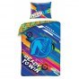 SINGLE DUVET SET 140 X 200 CM NERF NF-0126BL