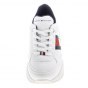 TOMMY HILFIGER LOW CUT LACE-UP SNEAKER WHITE