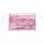 CHILD PROTECTIVE MASK 3PLY EAR LOOP PINK DOG 50 PCS