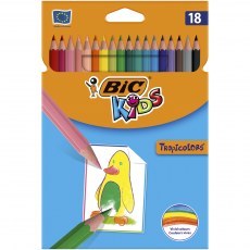 BIC KIDS KREDKI OLOWKOWE TROPICOLORS 18 KOLOROW