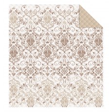 DOUBLE-SIDED QUILTED BEDSPREAD 170 X 210 CM BEIGE MOTIF