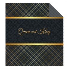 DOUBLE-SIDED QUILTED BEDSPREAD 170 X 210 CM QUEEN AND KING