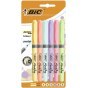 BIC HIGHLIGHTER GRIP PASTEL 6 COLOURS