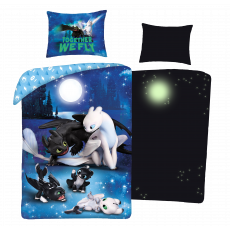 SINGLE DUVET SET FLUO 140 X 200 CM HOW TO TRAIN YOUR DRAGON