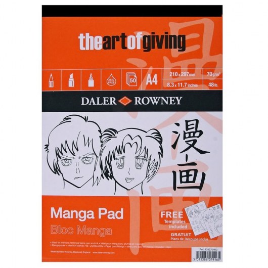 DALER-ROWNEY MANGA PAPER 21,0 X 29,7 CM