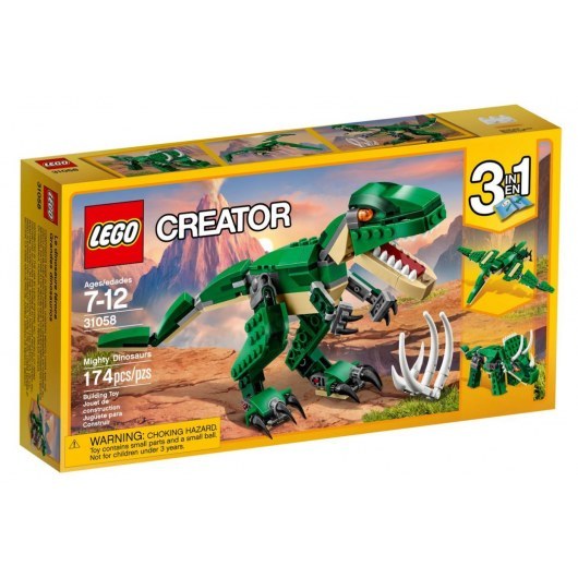 KLOCKI LEGO CREATOR POTĘŻNE DINOZAURY 31058