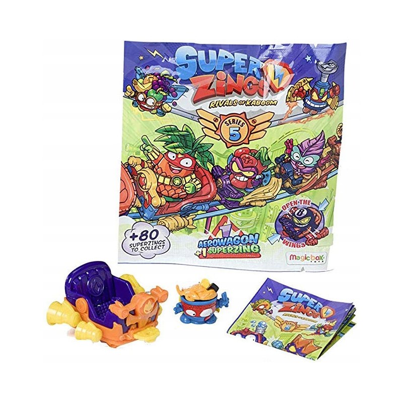 Magic Box Super Zings Saszetka Aerowagon Figurka Seria 5