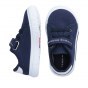 LOW CUT LACE-UP/VELCRO SNEAKER BLUE