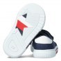 LOW CUT LACE-UP/VELCRO SNEAKER BLUE