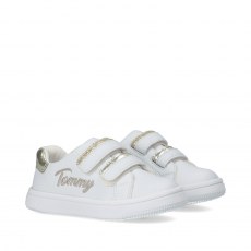 SNEAKERSY TOMMY HILFIGER WHITE/GOLD