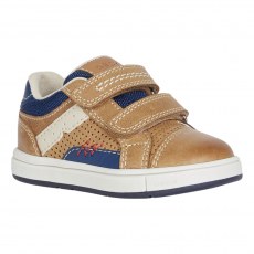 TRAMPKI GEOX TROTTOLA BABY BOY CARAMEL/NAVY