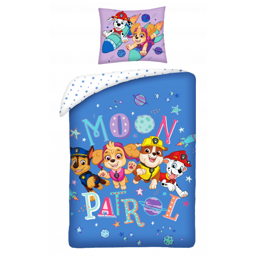 SINGLE DUVET SET 140 X 200 CM PAW PATROL PAW-473BL