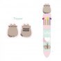 PUSHEEN SIMPLY 10 COLOUR PEN WITH TOPPER