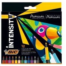 BIC PENS INTENSITY PREMIUM 12 COLOURS