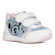 SNEAKERSY GEOX RISHON LIGHT JEANS/WHITE DISNEY MINNIE MOUSE