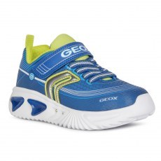 SNEAKER GEOX ASSISTER ROYAL/LIME LED LIGHTS