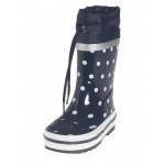 RAIN BOOTS PLAYSHOES NAVY BLUE WITH DOTS 181767-11