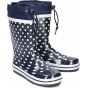 KALOSZE PLAYSHOES GRANATOWE W KROPKI 181767-11